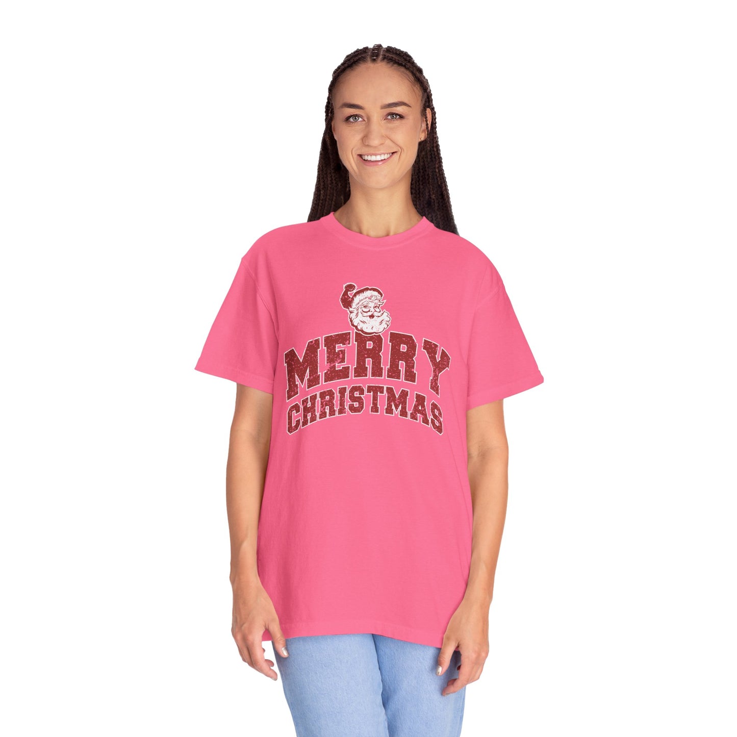 Merry Christmas Santa Claus T-shirt | Unisex Holiday Season Tees | Retro Santa Outfit | Christmas Gift | Christmas Season Shirt