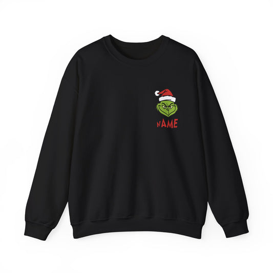 Custom Name Christmas Family Shirt | Christmas Matching Squad | Family Sweatshirt | Party Sweaters | Funny Front and back Shirts