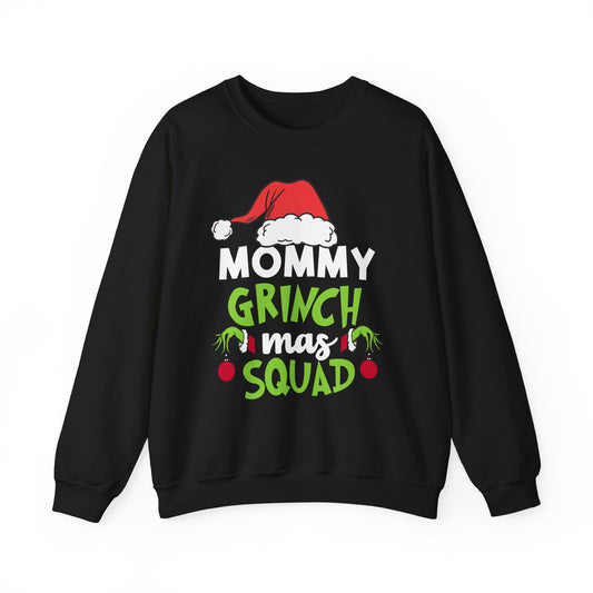 Custom Grinch Mas Family Squad | Christmas Matching Grinch Squad Family Sweatshirt | Personalized Grinch Sewater |