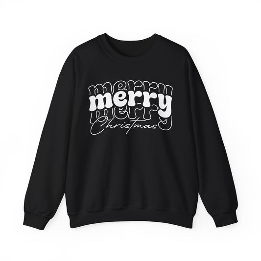 Merry Christmas Sweatshirt | Holiday Crewneck | Cute Xmas Sweater | Winter Holiday Gift | Cozy Christmas Sweatshirt