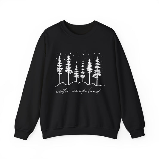 Christmas Trees Winter Wonderland Sweatshirt | Sweater For Women | Winter Gift | Family Xmas Sweatshirt | Winter Lover Top