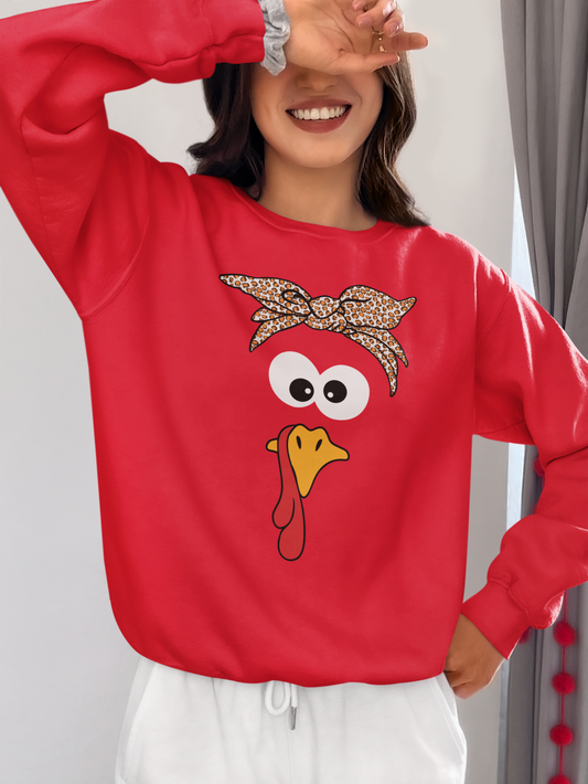 Thanksgiving Turkey Sweatshirt: Festive Fall Crewneck