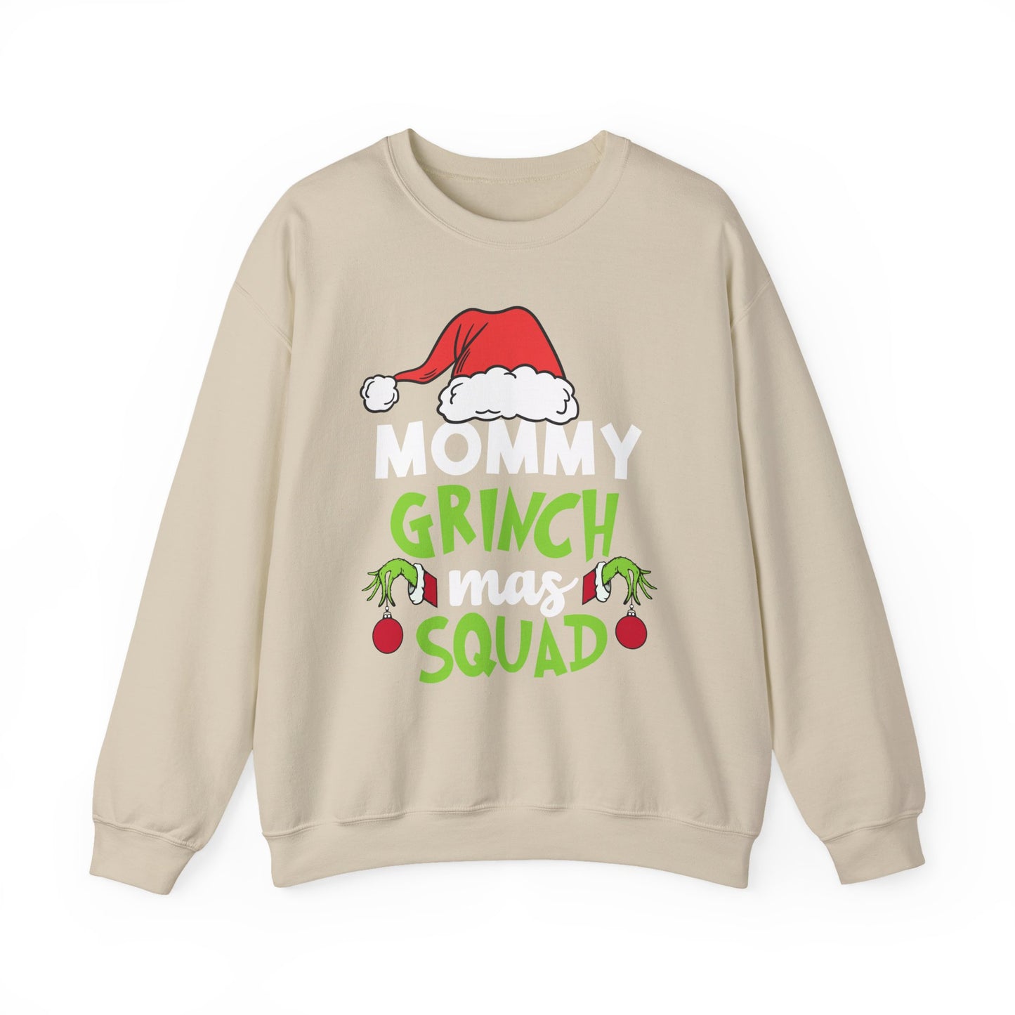 Custom Grinch Mas Family Squad | Christmas Matching Grinch Squad Family Sweatshirt | Personalized Grinch Sewater |
