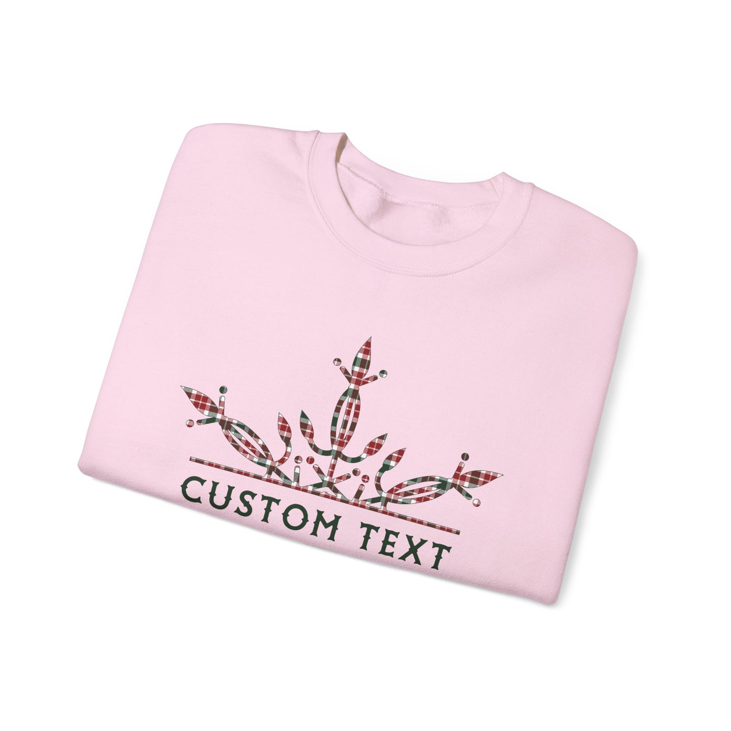 Custom Christmas Plaid Snowflake Family Name Shirt |  Personalized Holiday Group Sweatshirt |  Matching Cousin Crew Christmas Party Gift