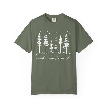 Wonderland T-shirt | Christmas Trees Winter Tees | Shirt For Women | Winter Gift | Family Xmas Outfit | Winter Lover Shirt