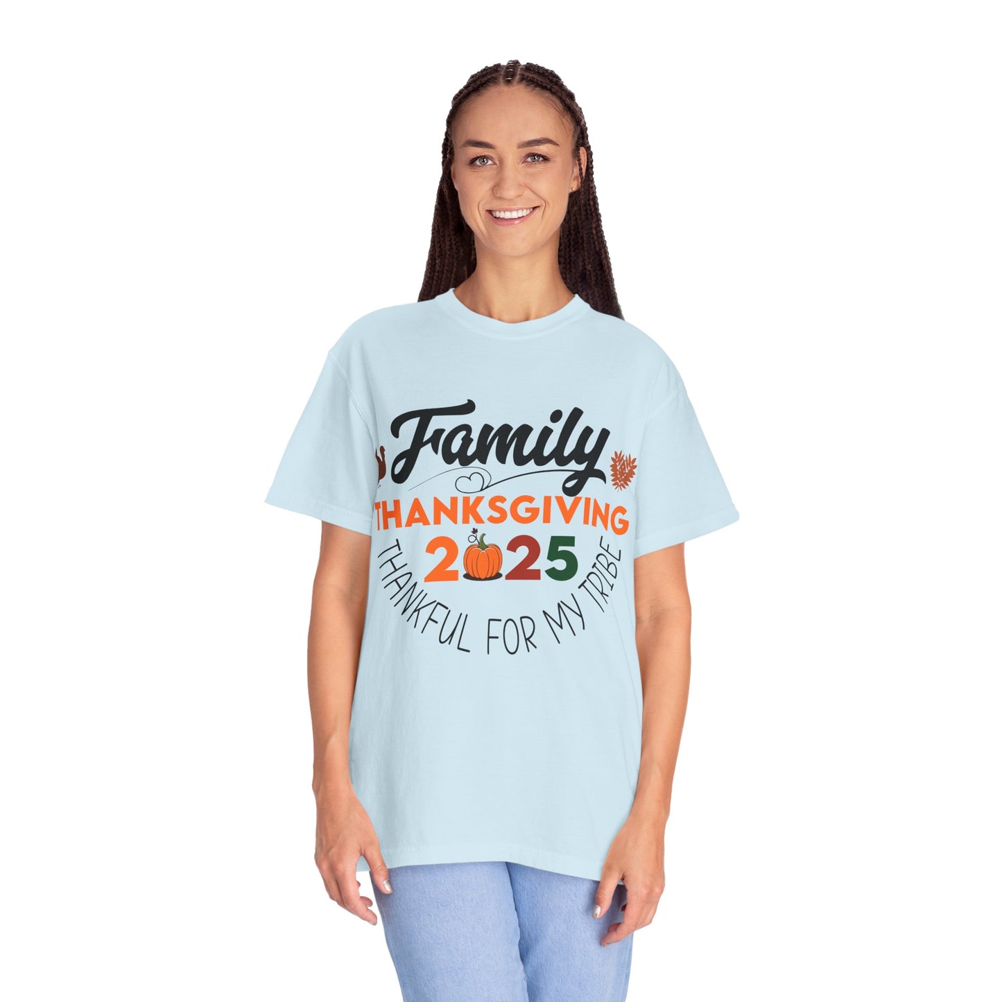 Family Thanksgiving 2025 T-Shirt | Thankful For My Tribe
