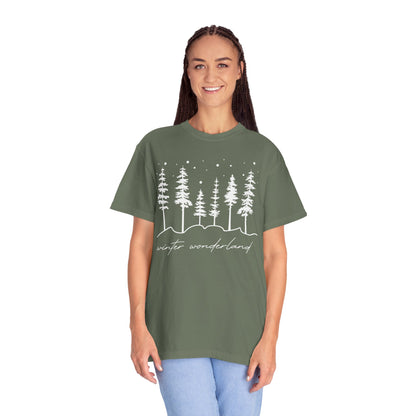 Wonderland T-shirt | Christmas Trees Winter Tees | Shirt For Women | Winter Gift | Family Xmas Outfit | Winter Lover Shirt