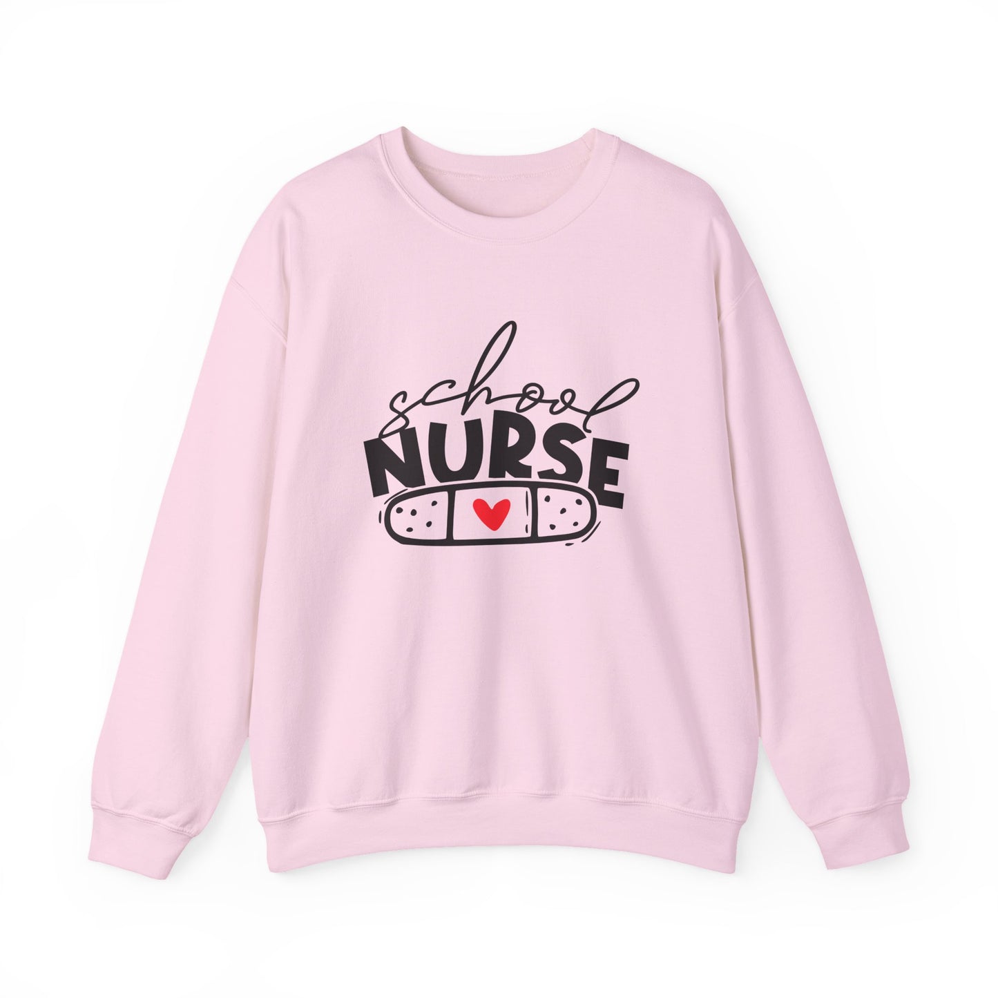 Womens School Nurse Sweatshirt | Nurse Heart Sweater | Nursing Life Top | Nurse Appreciation | Registered Nurse Gift Idea