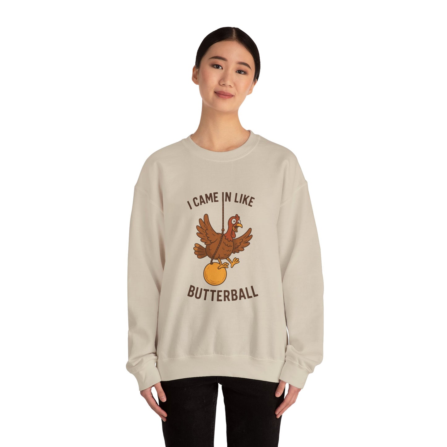 Thanksgiving Humor Crewneck Sweatshirt, Funny Thanksgiving Gift, Unisex Sweatshirt, Comfy Fall Apparel, Holiday Sweater