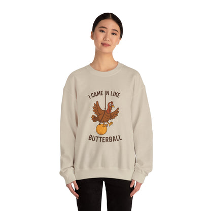 Thanksgiving Humor Crewneck Sweatshirt, Funny Thanksgiving Gift, Unisex Sweatshirt, Comfy Fall Apparel, Holiday Sweater