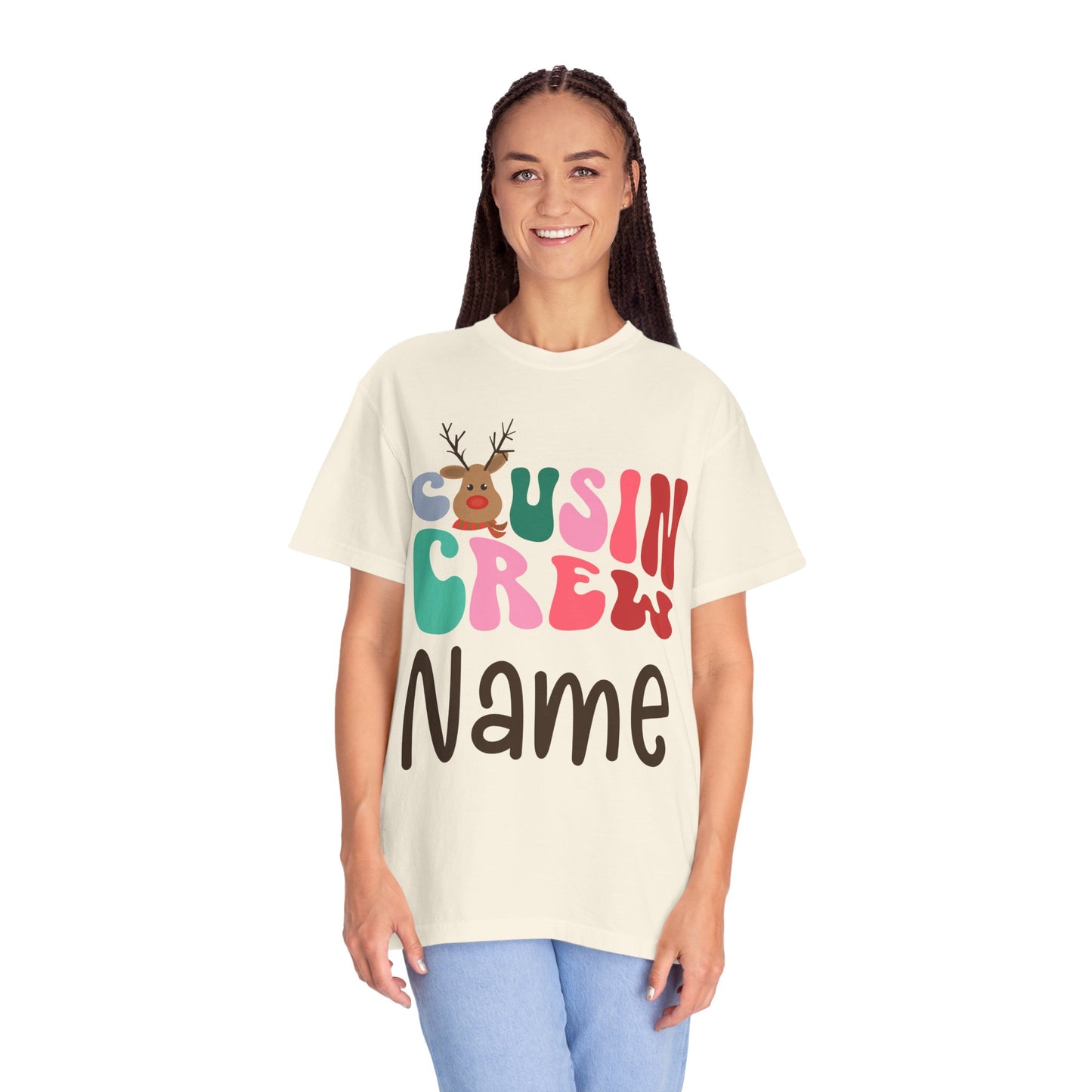 Personalized Christmas Cousin Crew Shirt | Groovy Cousin Crew Sweatshirt | Retro Kids Shirt-Cousin Crew Onesie | Matching Family Christmas