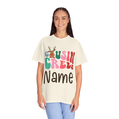 Personalized Christmas Cousin Crew Shirt | Groovy Cousin Crew Sweatshirt | Retro Kids Shirt-Cousin Crew Onesie | Matching Family Christmas