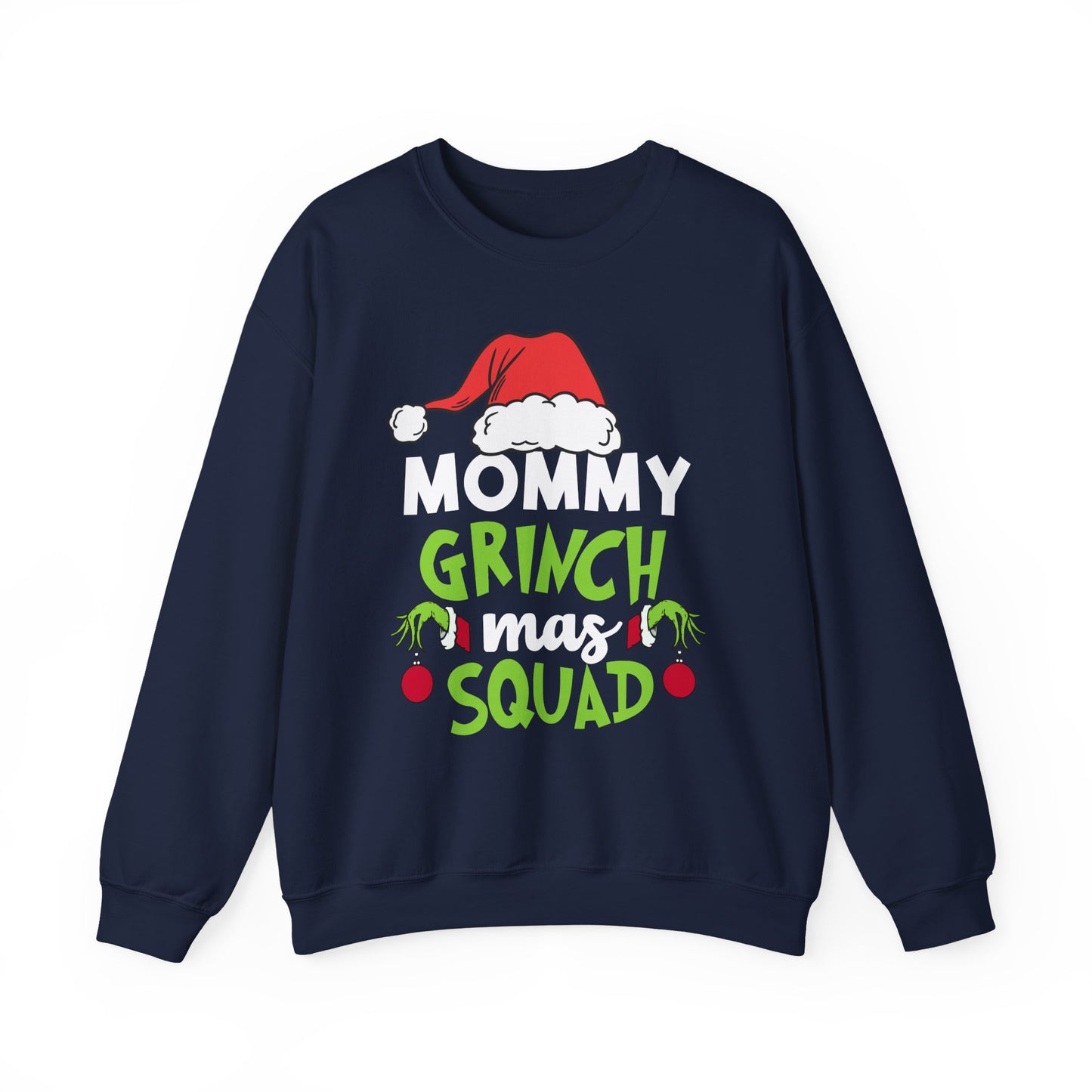 Custom Grinch Mas Family Squad | Christmas Matching Grinch Squad Family Sweatshirt | Personalized Grinch Sewater |