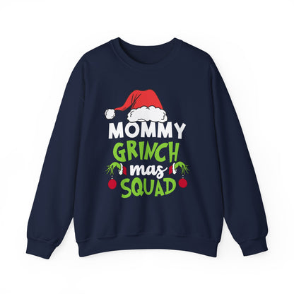 Custom Grinch Mas Family Squad | Christmas Matching Grinch Squad Family Sweatshirt | Personalized Grinch Sewater |