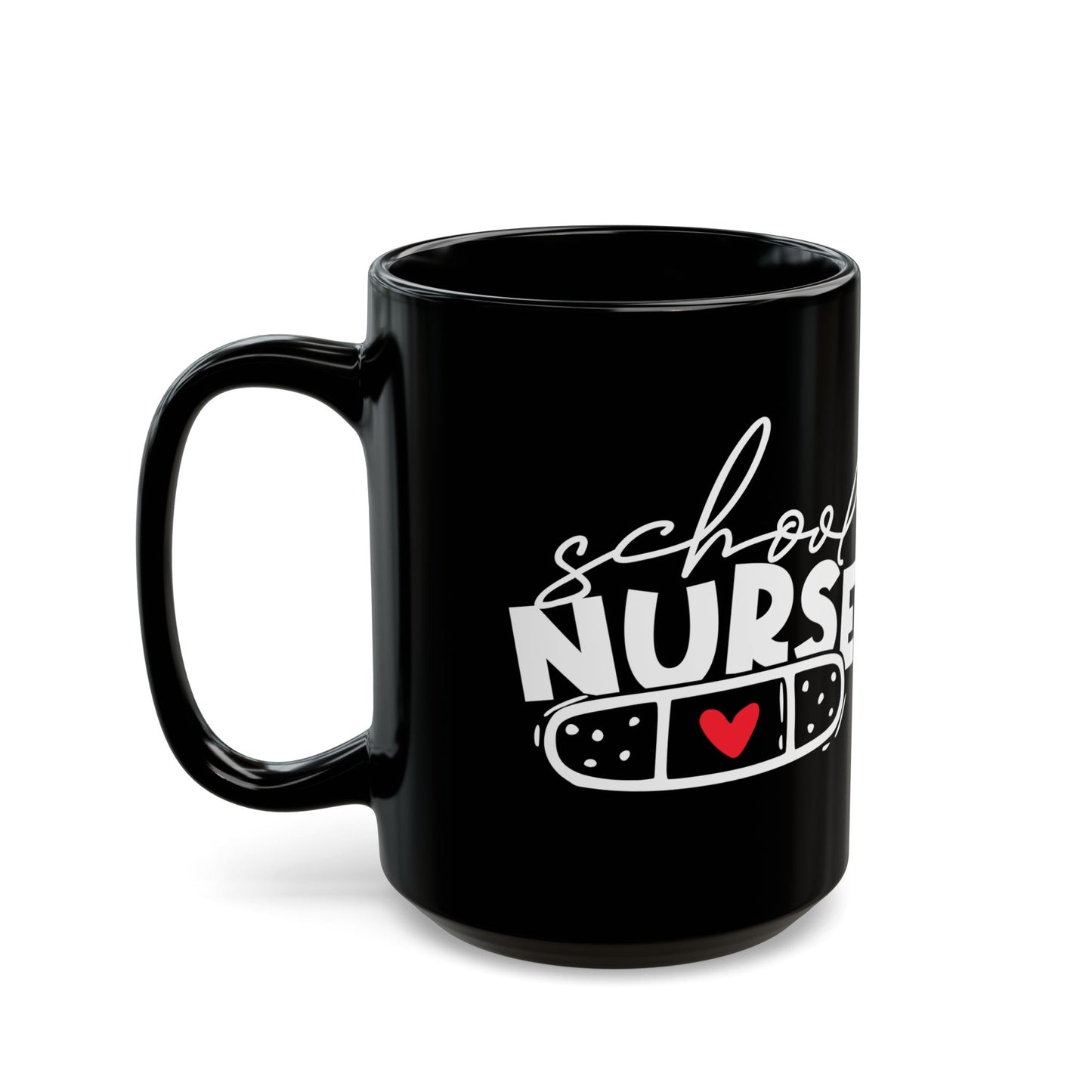 Womens School Nurse Coffee Mug | Nurse Heart Tea Mug | Nursing Life Mug | Nurse Appreciation | Registered Nurse Gift Idea