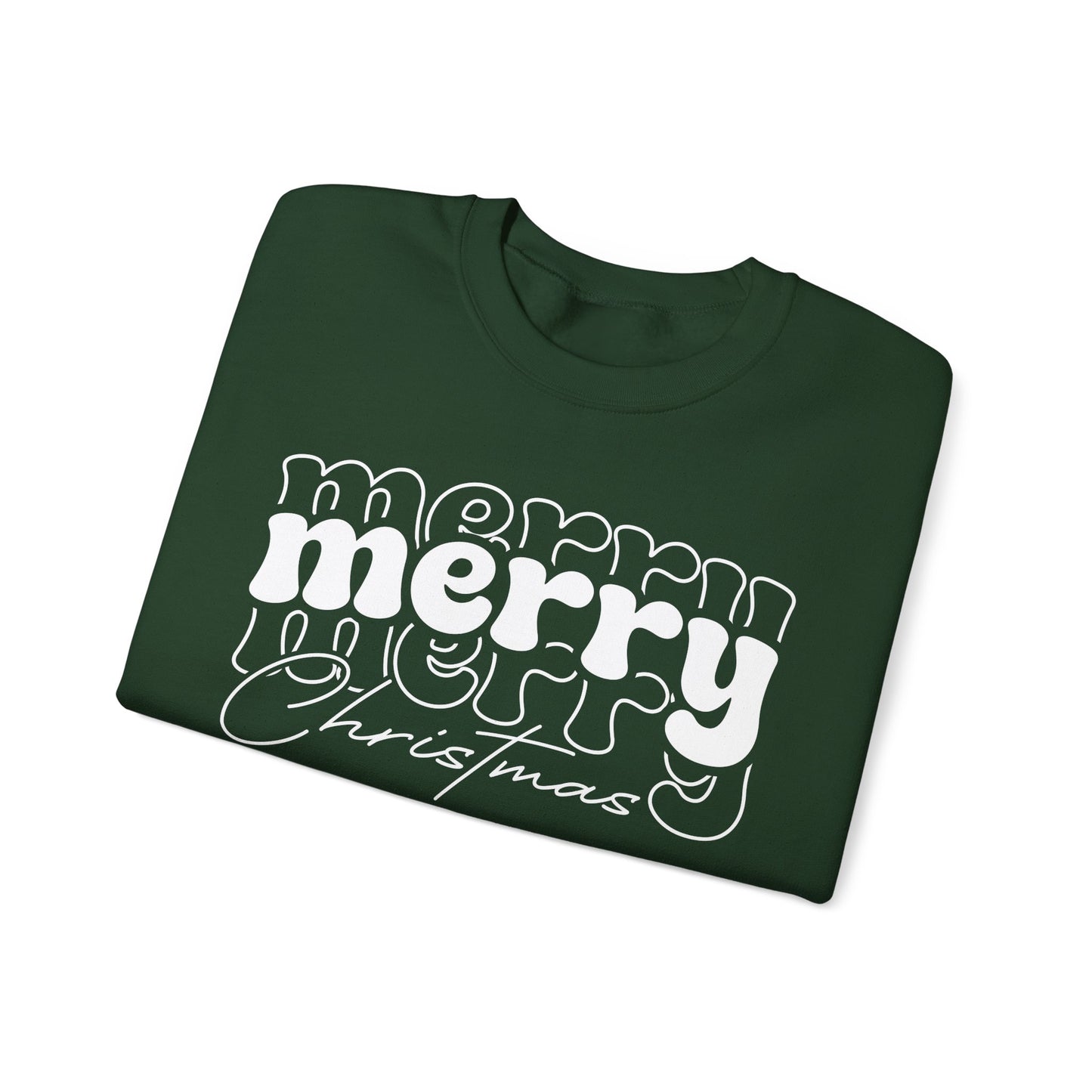 Merry Christmas Sweatshirt | Holiday Crewneck | Cute Xmas Sweater | Winter Holiday Gift | Cozy Christmas Sweatshirt