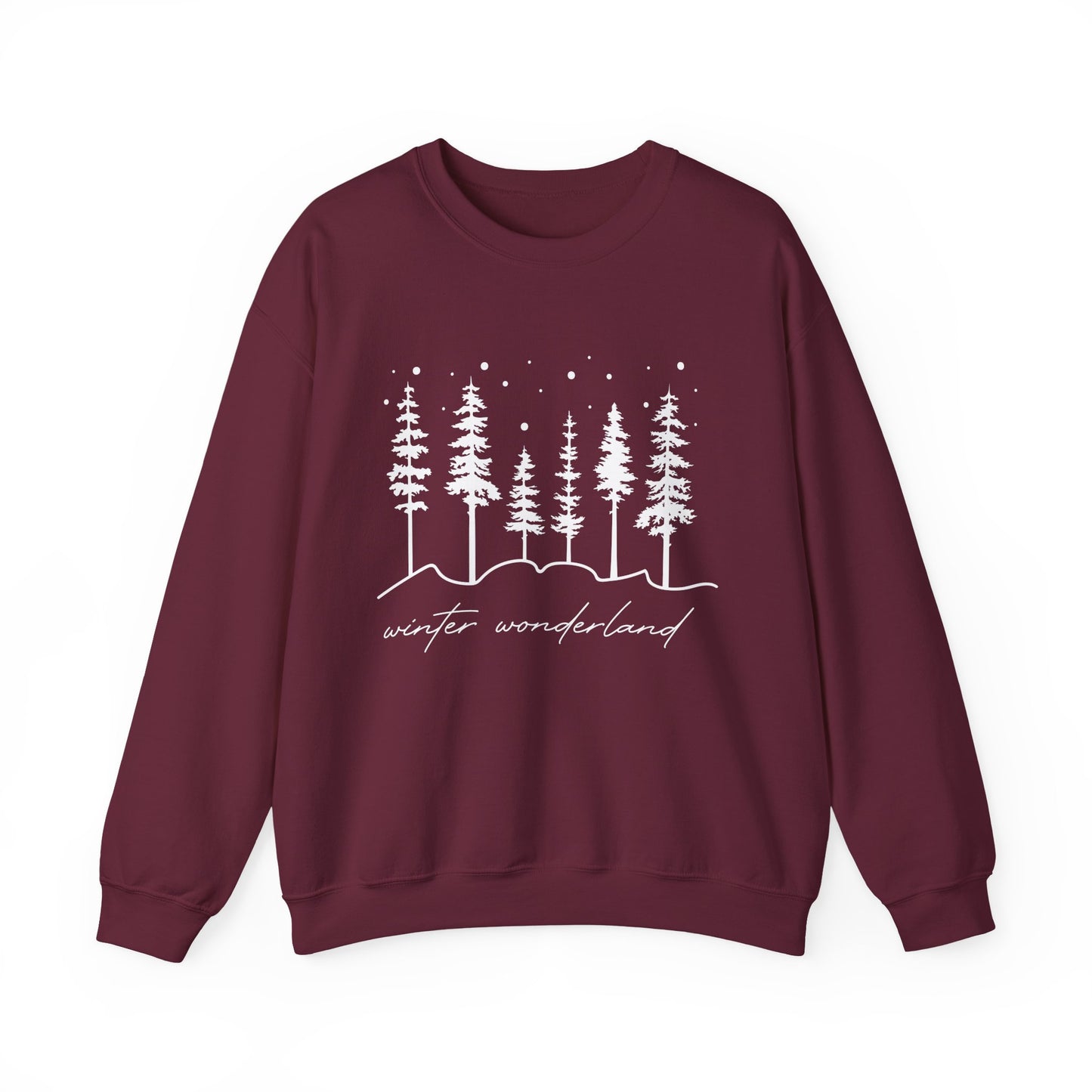 Christmas Trees Winter Wonderland Sweatshirt | Sweater For Women | Winter Gift | Family Xmas Sweatshirt | Winter Lover Top