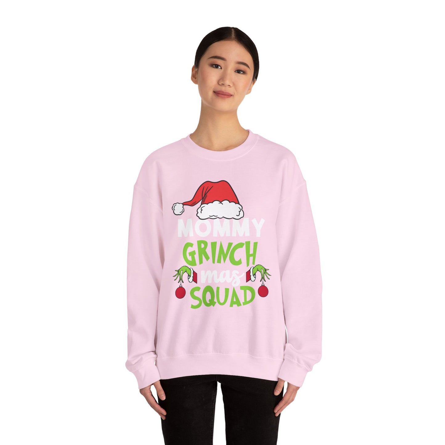 Custom Grinch Mas Family Squad | Christmas Matching Grinch Squad Family Sweatshirt | Personalized Grinch Sewater |