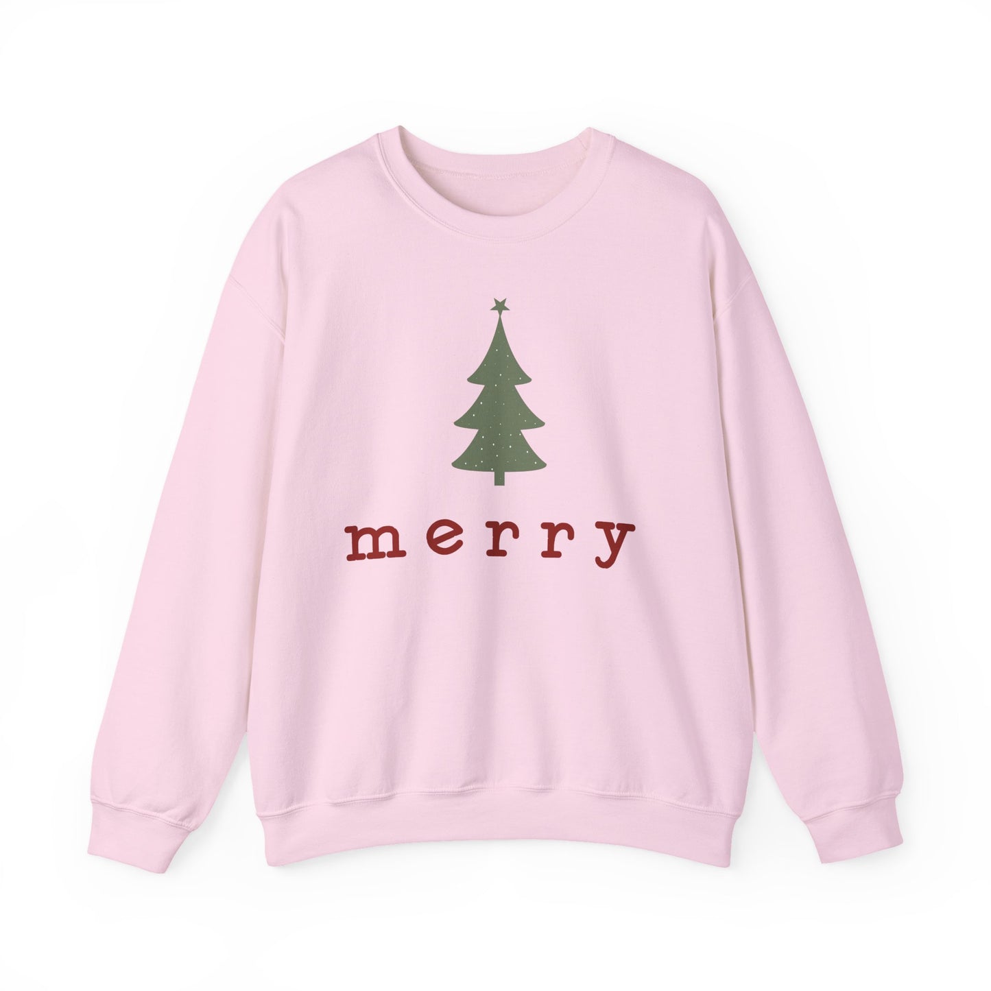 Retro Merry Sweatshirt | Merry Christmas Sweatshirt | Festive Holiday Pullover | Gift for Women | Christmas Minimalist Swater