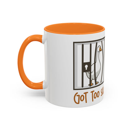 Got Too Silly Coffee Mug | Silly Goose Tea Mug | Goose Gift | Silly Goose Mug | Funny Mug | Funny Goose Mug | Funny Gift | Gang Gift