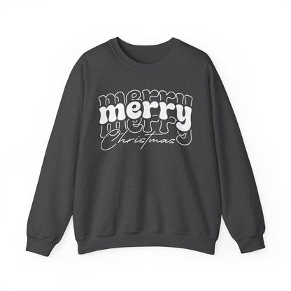 Merry Christmas Sweatshirt | Holiday Crewneck | Cute Xmas Sweater | Winter Holiday Gift | Cozy Christmas Sweatshirt
