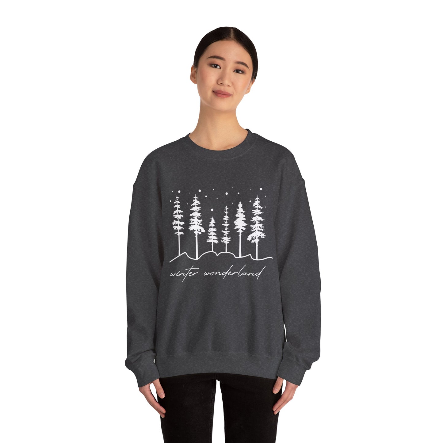 Christmas Trees Winter Wonderland Sweatshirt | Sweater For Women | Winter Gift | Family Xmas Sweatshirt | Winter Lover Top