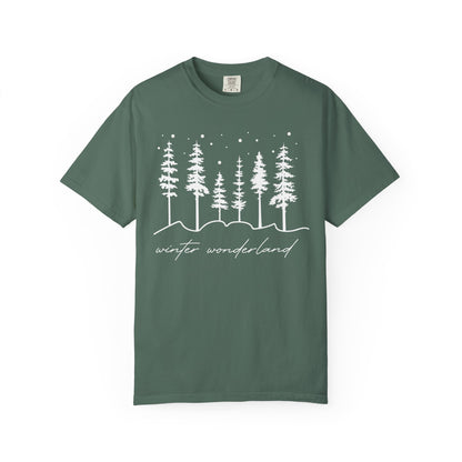 Wonderland T-shirt | Christmas Trees Winter Tees | Shirt For Women | Winter Gift | Family Xmas Outfit | Winter Lover Shirt