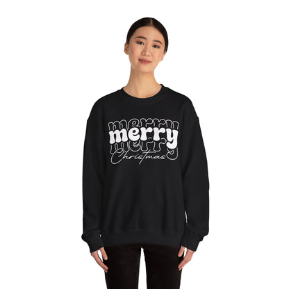 Merry Christmas Sweatshirt | Holiday Crewneck | Cute Xmas Sweater | Winter Holiday Gift | Cozy Christmas Sweatshirt