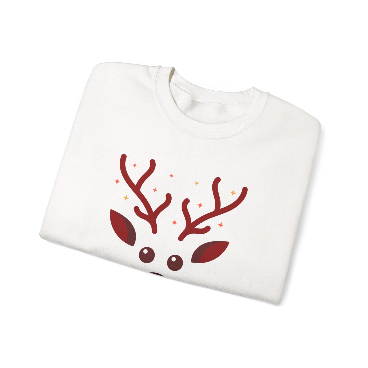 Personalized Kids Christmas Shirt | Girls Reindeer Name Toddler Sweatshirt | Custom Retro Xmas Natural Onesie | Cute Holiday Girls Shirt