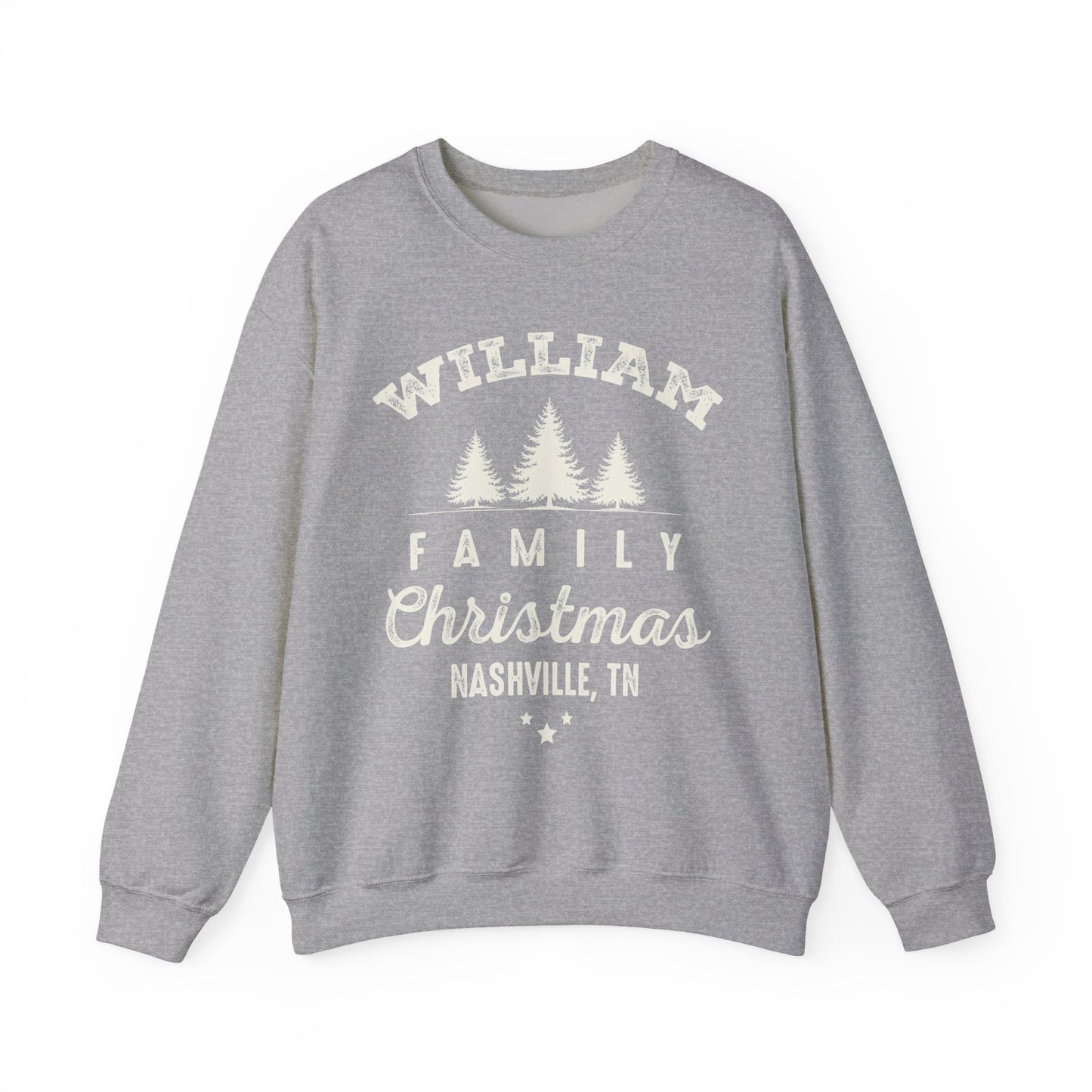 Personalized Family Christmas Sweatshirts | Matching Family Christmas Shirts | Custom Name Christmas Shirt | Adult Unisex & Youth Christmas