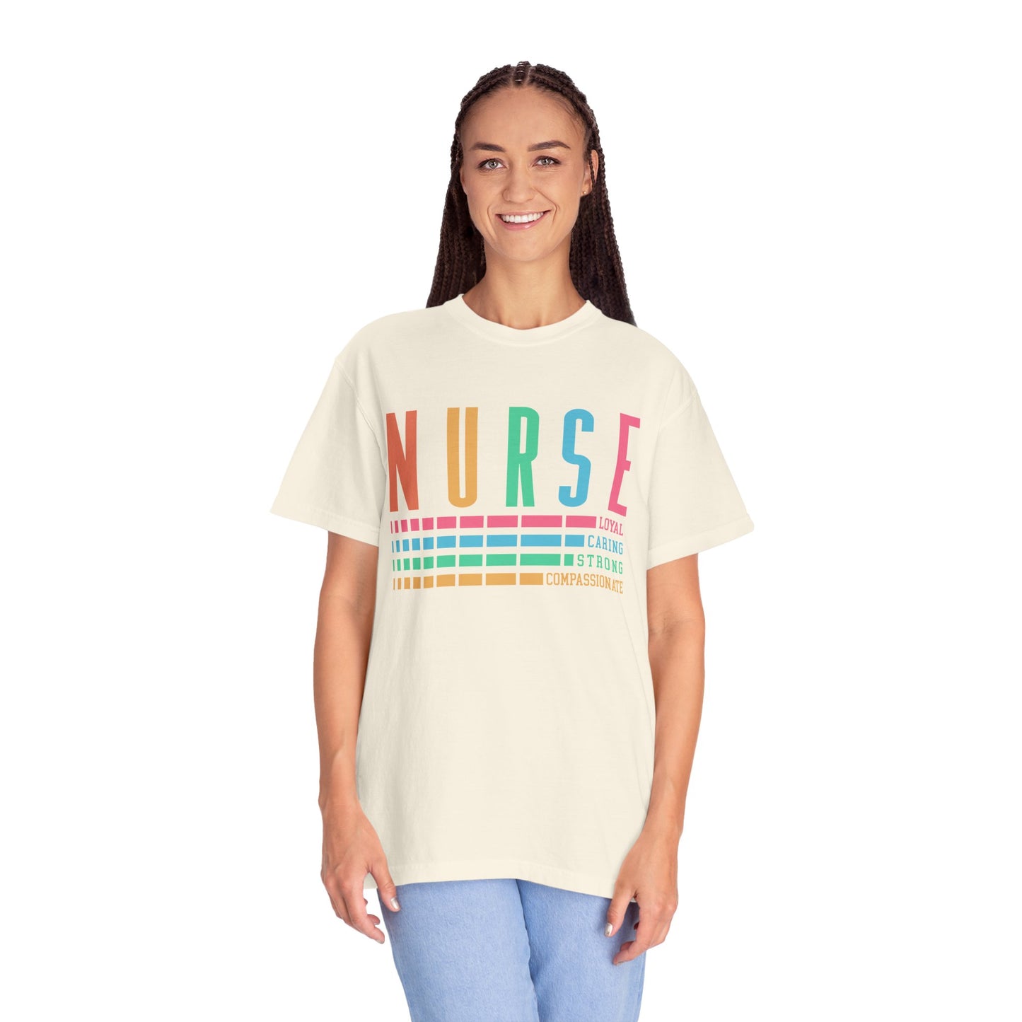 Nurse Caring Loyal Strong Shirt | Funny Nurse Tees |  Nurse Life Top | Cute Nurse Gifts | Registered Nurse GIft Idea | New Nurse Shirt