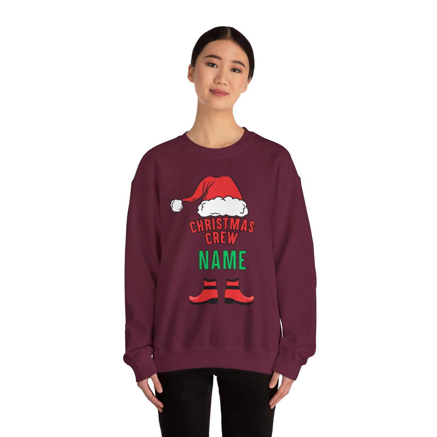 Personalized Christmas Family Crew Shirts, Sweatshirt | Christmas Family Matching Sweatshirt | Couple Christmas Sweaters
