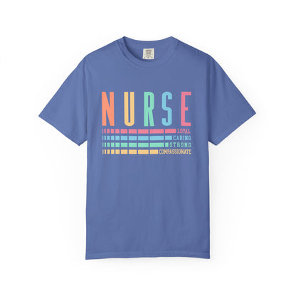 Nurse Caring Loyal Strong Shirt | Funny Nurse Tees |  Nurse Life Top | Cute Nurse Gifts | Registered Nurse GIft Idea | New Nurse Shirt