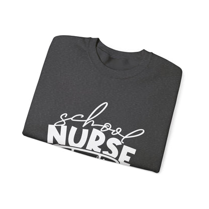 Womens School Nurse Sweatshirt | Nurse Heart Sweater | Nursing Life Top | Nurse Appreciation | Registered Nurse Gift Idea