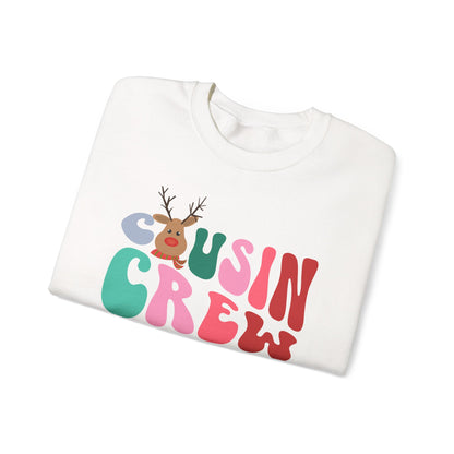 Personalized Christmas Cousin Crew Shirt | Groovy Cousin Crew Sweatshirt | Retro Kids Shirt-Cousin Crew Onesie | Matching Family Christmas
