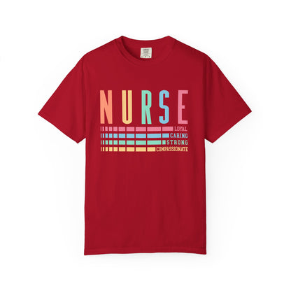 Nurse Caring Loyal Strong Shirt | Funny Nurse Tees |  Nurse Life Top | Cute Nurse Gifts | Registered Nurse GIft Idea | New Nurse Shirt