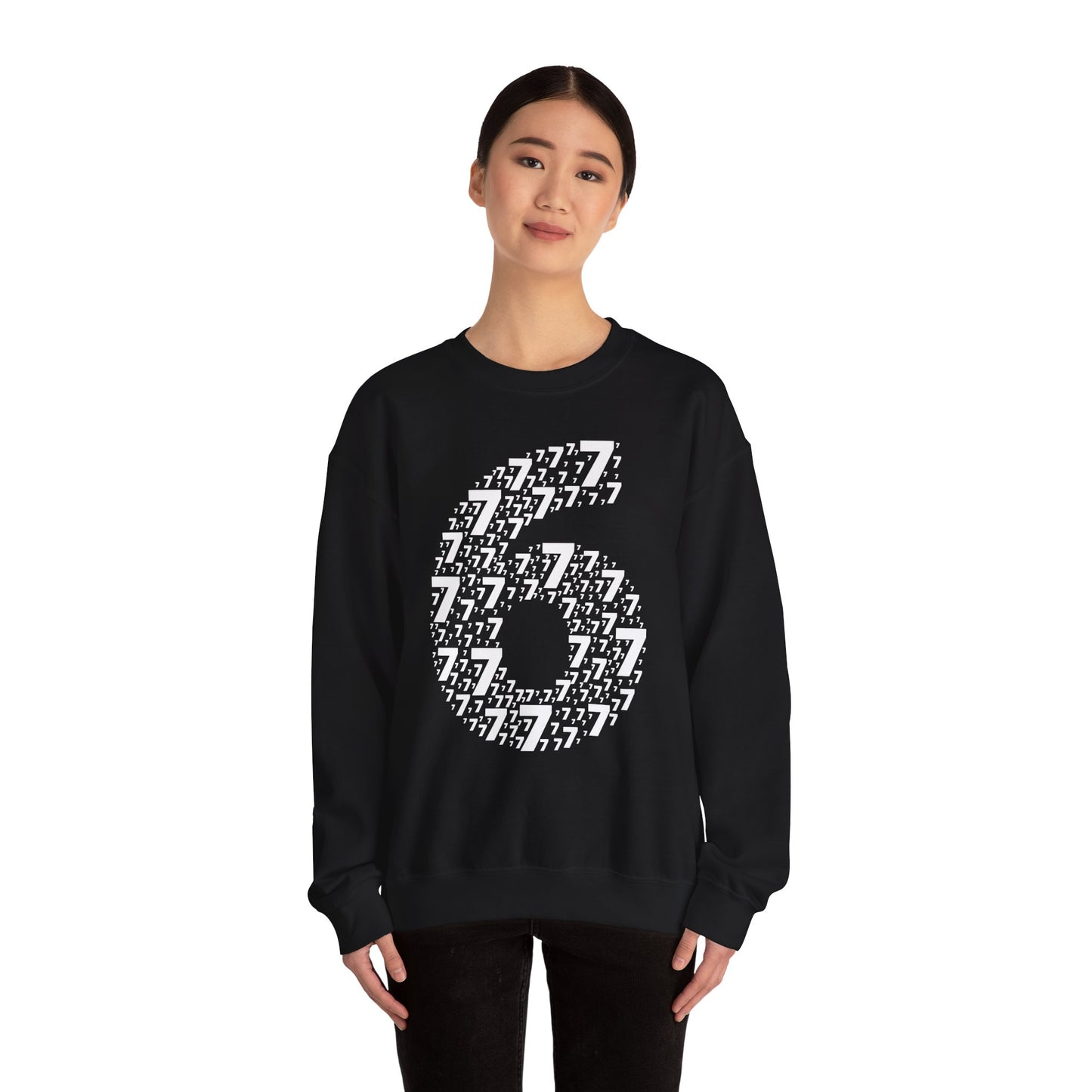 Six Seven 6 7 Meme Sweatshirt | Funny Alpha Generation Sweater | 67 Trendy Outfit | Sports Gift Sweatshirt | Viral Meme Outfit