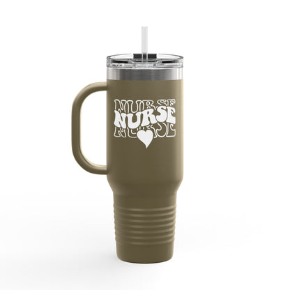 Nurse Travel Mug for Women Nursing School | Grovy Inspiration Nurses Gift Bottle | Nursing Life Mug