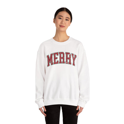 Retro Merry Sweatshirt | Festive Holiday Sweater| Merry Sweatshirt | Christmas Hoodie | Holiday Sweater | Christmas Gift