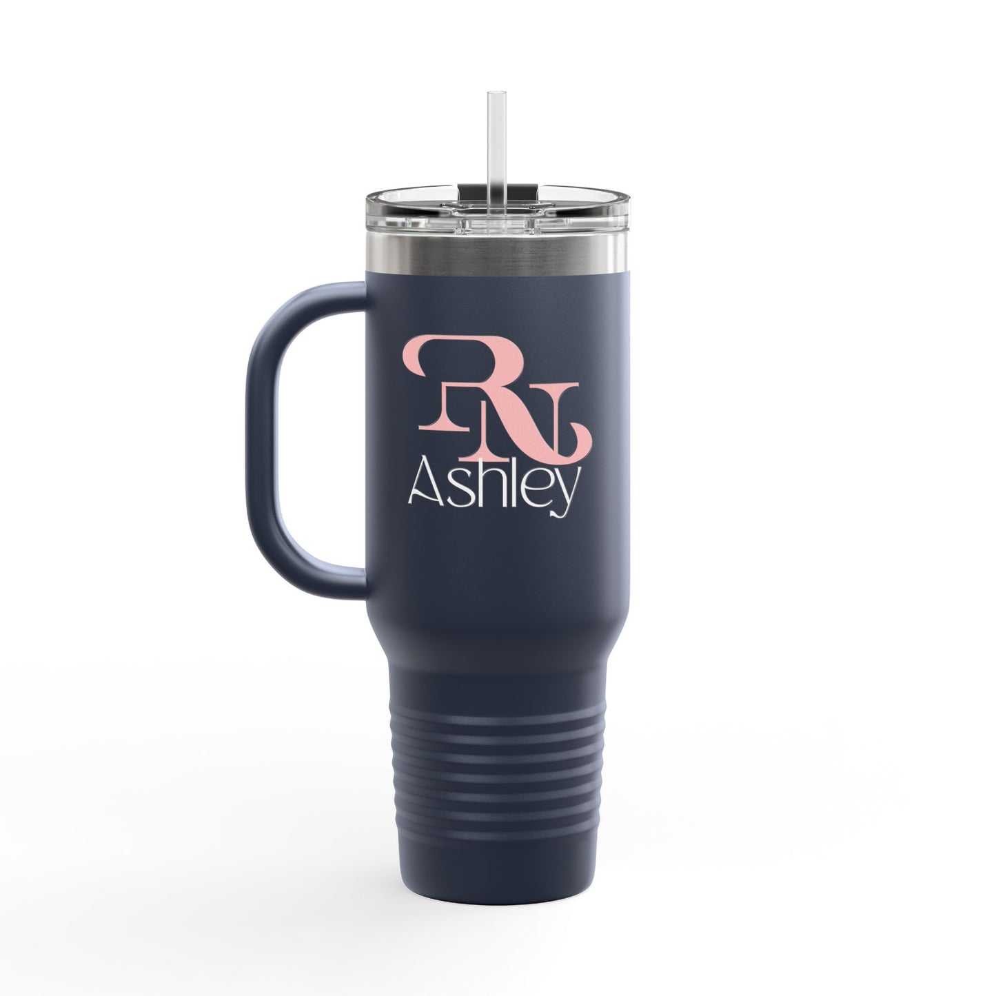Custom Registered Nurse Travel Mug With Name | Personalized RN Tumbler | Nurse Life Bottle | Nurse Appreciation Mug | Cute Nurse Gift