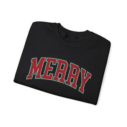 Retro Merry Sweatshirt | Festive Holiday Sweater| Merry Sweatshirt | Christmas Hoodie | Holiday Sweater | Christmas Gift