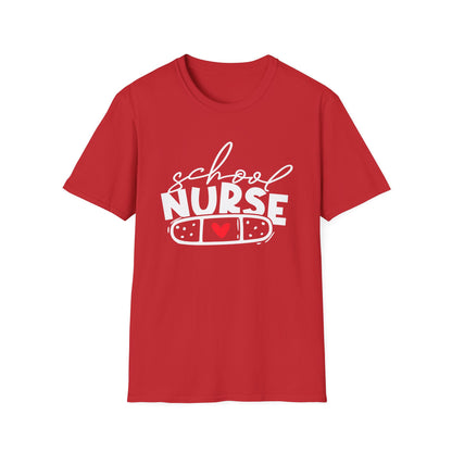 Womens School Nurse Shirt | Nurse Heart Tees | Nursing Life Top | Nurse Appreciation | Registered Nurse Gift Idea