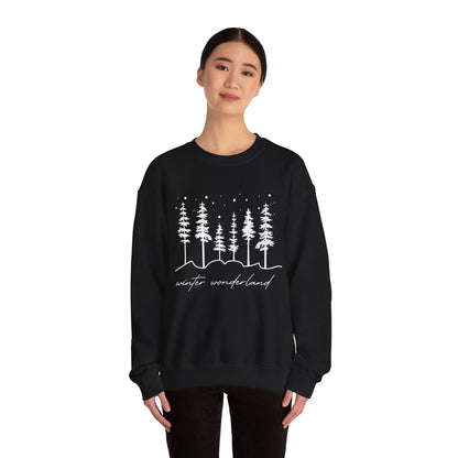 Christmas Trees Winter Wonderland Sweatshirt | Sweater For Women | Winter Gift | Family Xmas Sweatshirt | Winter Lover Top