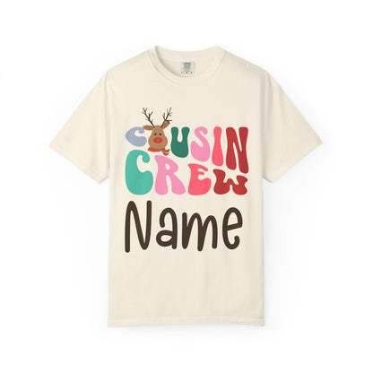 Personalized Christmas Cousin Crew Shirt | Groovy Cousin Crew Sweatshirt | Retro Kids Shirt-Cousin Crew Onesie | Matching Family Christmas