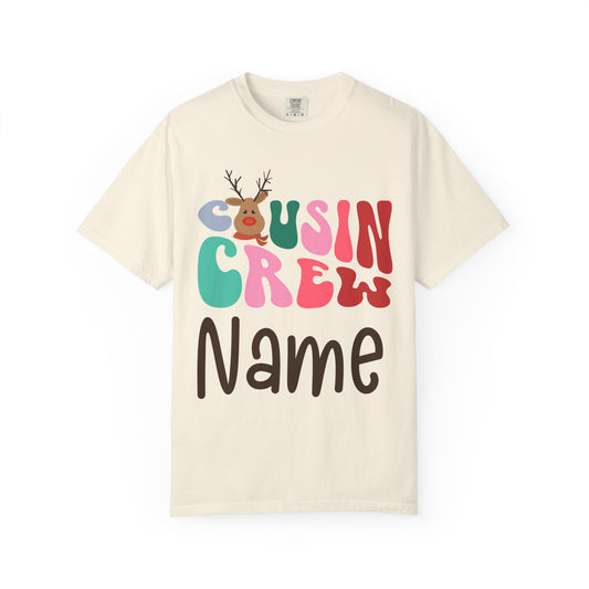 Personalized Christmas Cousin Crew Shirt | Groovy Cousin Crew Sweatshirt | Retro Kids Shirt-Cousin Crew Onesie | Matching Family Christmas