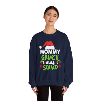 Custom Grinch Mas Family Squad | Christmas Matching Grinch Squad Family Sweatshirt | Personalized Grinch Sewater |