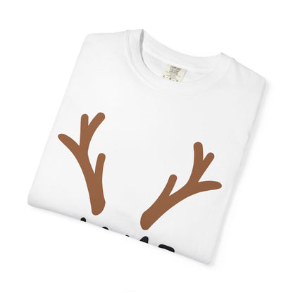 Matching Christmas Kids Shirts | Cute Custom Name Reindeer Graphic Sweatshirt for Family | Funny Customizable Family Christmas Shirts