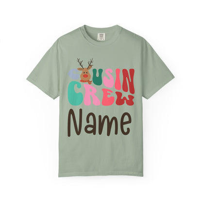Personalized Christmas Cousin Crew Shirt | Groovy Cousin Crew Sweatshirt | Retro Kids Shirt-Cousin Crew Onesie | Matching Family Christmas