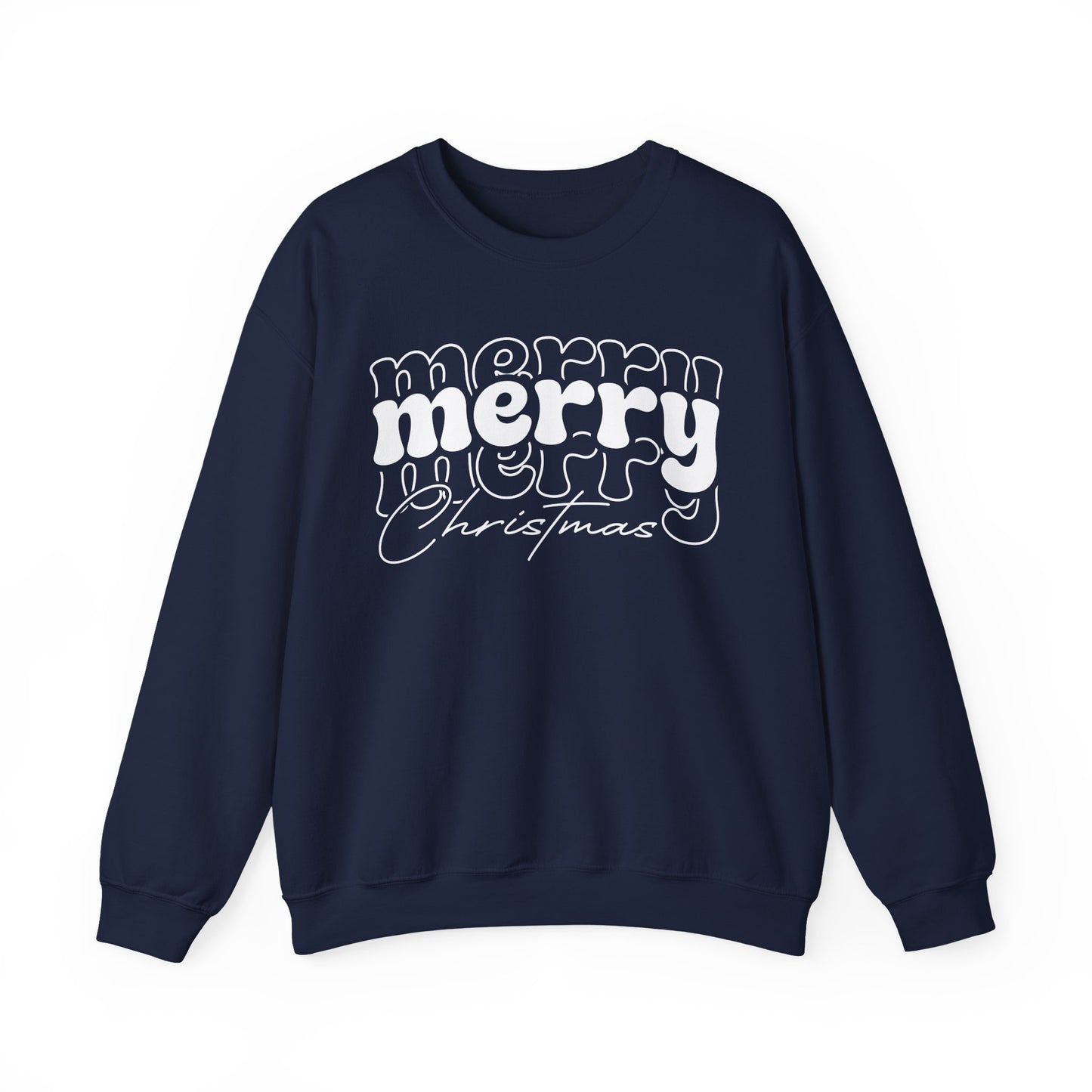 Merry Christmas Sweatshirt | Holiday Crewneck | Cute Xmas Sweater | Winter Holiday Gift | Cozy Christmas Sweatshirt