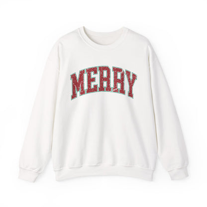 Retro Merry Sweatshirt | Festive Holiday Sweater| Merry Sweatshirt | Christmas Hoodie | Holiday Sweater | Christmas Gift